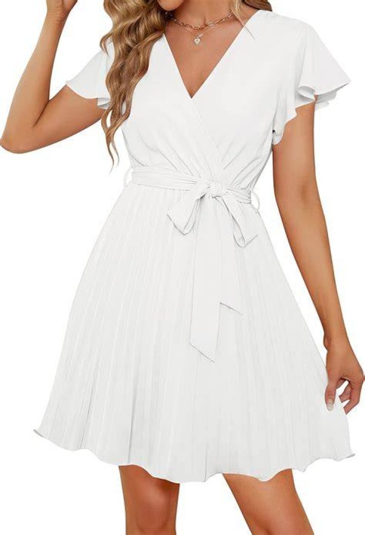 Zesica Summer Wrap Dress Amazon Prime Day 2019 Wrap Dress Sale